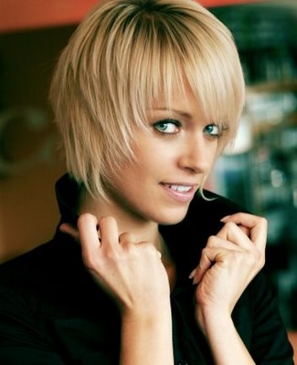 Prom and Wedding Dresses: Great Short Hairstyles With Bangs